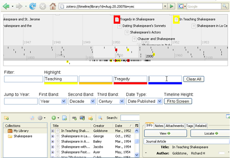 188BET靠谱吗Zotero Timeline